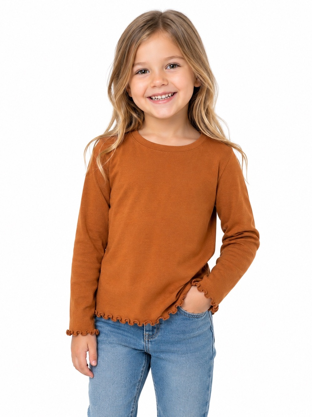 Old Navy Rust Brown Tee